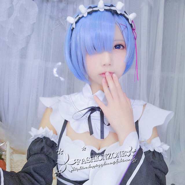 リゼロ ラム ウィッグ コスプレ - コスプレ